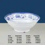 Melamine Noodle Bowl Household Plastic Tableware Restaurant Commercial Ramen Salad Bowl Thickened Not Easily Broken Soup