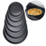 5/6/7/9 Inch Non-Stick Pizza Trays Round Pizza Pan Plate Mold Carbon Steel Baking Oven Tool Baking Mould Tray Bakeware - Image 12