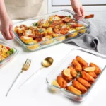 Bakeware Glass Platter for Oven Baking Tray Baking Tools and Accessories Kitchen Utensil Cooking Utensils Gadgets Dishes Pans - Image 6