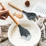 12PCS Food Grade Silicone Kitchen Cookware Utensils Turner Spatula Measuring Spoons Practical Cooking Tool Kitchenware Set
