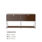 Module Modular DIY Furniture Sideboard Customized Size  Cabinet Stainless Steel Tv Stand Living Room - Image 10