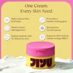 JiYu NAD+ Hydrating Face Moisturizer – Korean Anti-Aging Cream for Radiant, Firm & Smooth Skin – Deeply Hydrating &