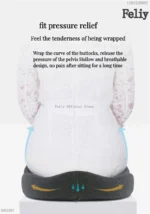 Memory Foam Office Chair Cushion Car Seat Support Pads Buttocks Pillow Massage Hips Orthopedic Pillow Coccyx Pain Relief