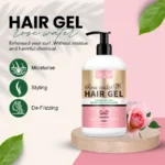 Hair Gel for Curl Define Cream Enhanced Wavy Moisturizer Hydrating Conditioner Rose Extract Bouncy Enhancers Flyaways