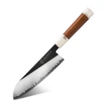 Grandsharp Kitchen Knife Set 3 Layer Composite Steel PM204 Steel Core Wood Handle Professional Chef Knives Collection 1 to 5
