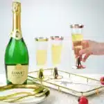 48PCS Disposable Red Wine Glass Plastic Champagne Flutes Glasses Cocktail Goblet Wedding Party Supplies Bar Drink Cups