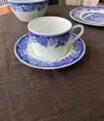 American country style winter snow scenery, glazed color steak, pasta, dinner plate, afternoon tea, coffee cup, plate – base