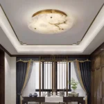 Modern natural marble ceiling lamp luxury home decoration room ceiling chandelier Nordic bedroom dining room Corridor