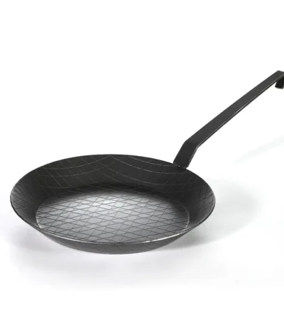 Pre-Seasoned Carbon Steel Skillet 11" Frying Pan Use in the Oven, on the Stove, Camping Cookware Cast Iron Lightweight Chef