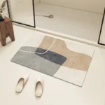 Absorbent bath mat diatom mud anti-slip bathroom rug