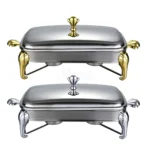 Chafing Dish Buffet Set Serving Dish 2.4L 2.9LStainless Steel Buffet Warmer Hot Pot Detachable with Lid Handle Events Kitchen - Image 13