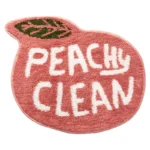 Peach and Lemon Shaped Bathroom Rugs Absorbent Quick-drying Bath Mat Micro-fiber Bathroom Door Mats with Strong Non-slip