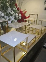 Wedding Dessert Table Display Rack Cake Stand Buffet Candy Bar Banquet Tea Break Props Stage Cupcake Juice Drinks Holder 12-26pc - Image 11