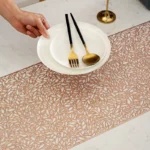 1.5m Creative Hollowed Out PVC Table Runner Melon Seed Table Flag Dining Table Decor Food Mat Anti Scalding Insulation Table Mat - Image 15