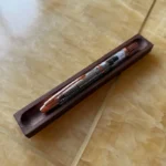 For JINHAO MAJOHN HONGDIAN Bamboo Fountain Pen Holder Desktop Display Rack Wooden Pen Stand Office School Supplies