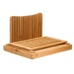 Bamboo Bread Slicer Board Set Home Use Efficient Simple Manual Slicing Tool Bakeware Accessory Slice Tray Accessories - Image 4