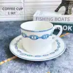 European Ceramic Western Dinner Plate Set, Steak Plate, Coffee Salad Tray, Dinnerware, Full Set, Simple Design, 10 ", 4 Pcs