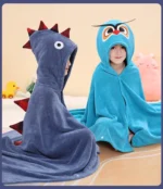 Baby Bath Towels Absorbent Soft Baby Shower Towel Large Blankets Children Bathrobe Boys Girls Bath Robe Kids Hooded Poncho
