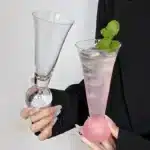 Creative Crystal Glass Glasses Cocktail Goblet Glass Cup Colorful Ball Champagne Glass Cold Drink Cup Juice Cup Beverage Cup