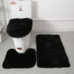 3Pcs/set Bath Mat Set Soft Fluff Shower Carpet Non-slip Floor Mat for Bathroom Toilet Rugs Toilet Lid Cover Bathroom Products - Image 14