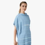 120x90CM Hooded Towel Men Women for Swim Beach Travel Quick Dry Changing Robe Cape Bath Towel Bathrobe Surf Poncho Sauna