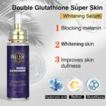 AILKE Glutathione 5-in-1 Women Skin Care Kit, With Body Lotion, Serum, Dark Spot Removal Cream, Body Cream, Brightening