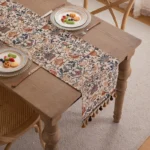 New Jacquard Polyester Bed Tail Cover Table Runner  American-style Fringed Color-woven Coffee Table TV Cabinet Cover Cloth - Image 7