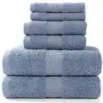 6PCS / 3PCS Luxury Lace Embroidered Cotton Towel Set Bath Towels Face Towel Hand Towel Washcloths Quick Dry Soft Terry
