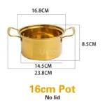 Small Hot Pot Special pot for induction cooker Self-service hotpot Single person mini One person pot Commercial soup pots - Image 13