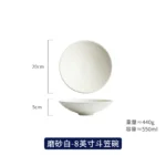 12inches European Ceramic Bucket Bowl Black White Thread Fruit Salad Dessert Plate Large Western Soup Bowl Kitchen Tableware