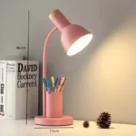 Nordic Creative Table Lamp Fashion Pen Holder Art Simple LED Lights/Office Eye Protection Reading&Living Room Bedroom