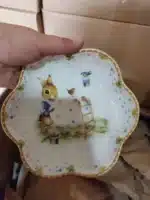 German Weibao Christmas tableware flat plate round cake mug teapot coffee cup soup salad – styled in a modern Tabletop