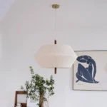 Wabi Sabi Hemp Rope Rattan Led Pendant Light For Living Room Dining Room Bar Hotel Wood Chandelier Hanging Lamp Fixture