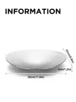 Tableware Dish Food Plates Fruit Bowl Stainless Steel Tray for Kitchen Home Decora Living Room Dinner Table Scandinavian