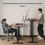 Electric Height-Adjustable Standing Desk Computer Desk for Gaming and Office Use Home Study Desk E-sports Table Workbench