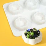 Silicone Pudding Cup Mold Chocolate Mousse and Cake Decorating Tools Bakeware Dish Muffin Pan Non-Stick Baking Supplies - Image 4