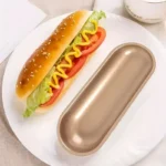 5PCS Hotdog Shaped Bread Baking Mold Carbon Steel Non-Stick Durable Baking Pans for DIY Bread Hot Dog Toast and Cakes Bakeware - Image 2