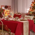 Tablecloth Polyester Washable Table Cover Pure Color Tablecloths for Rectangle Table Baby Shower Kitchen Party Wedding