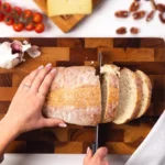 Acacia Wood Cutting Board Mold Proof Cutting Board Household Fruit Cutting Board – styled in a modern Living setting