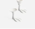 Wujinsha Four-petal Seasoning Dip Dish Creative Hotel Restaurant Club Front Dish Artistic Conception Dish Ceramic Tableware