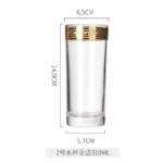Luxury Wine Crystal Glasses Transparent Champagne Brandy Whisky Glass Cup Home Unleaded Bar Wedding Party Drinkware Barware