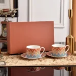 Luxury Home Coffee Set Complete with Espresso Cups Saucers Tea Mugs Plates Bowls Dessert Dishes Tableware Ceramic Cup – base