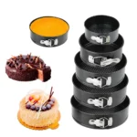 18/20/22/24/26/28 CM Pan Carbon Steel Baking Mold Bakeware Non Stick Spring Form Round Cake Baking Pan Cake Tool Kitchen Gadget - Image 3