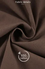 NHKDSASA Brown Robes For Women Loose Three Quarter Sleeve Nightwear Sashes Cotton Bathrobe Female Casual Sleepwear Summer