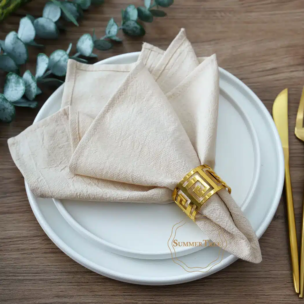 10pcs 40x40cm Cloth Napkins Washed Cotton Dinner Table Napkin Place Mats Tea Towel for Restaurant Home Wedding Party Decor