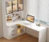 L Shaped Bookcase Integrated Computer Desk Corner Student Bedroom Home Simple Office Writing Desktop E-sports Computer Table