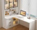 L Shaped Bookcase Integrated Computer Desk Corner Student Bedroom Home Simple Office Writing Desktop E-sports Computer Table
