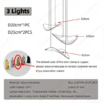 2026 New French Clear Glass Lustre Chandelier, Custom Hardware Pendant Lamp for Duplex Stairwell, Elegant Light for Ceilings