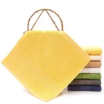 Soft Square Hand Towels 100% Cotton Small Face Towel Pure Absorbent Child Washcloth 34x34cm for Face Wash And Facial Care