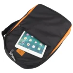 Durable knife carrying case with 21 pockets for chef knives and kitchen utensils